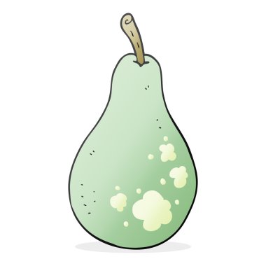 serbest çizilmiş karikatür armut