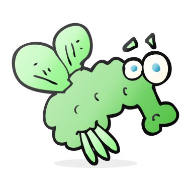 Serbest çizim çizgi film sineği