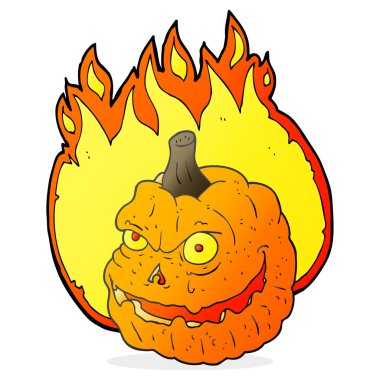 Çizgi Film ürkütücü kabak