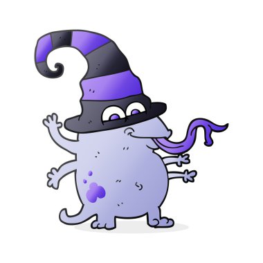 Cadılar Bayramı uzaylı karikatür