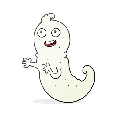 serbest çizilmiş karikatür hayalet