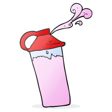 çizgi film protein sallamak