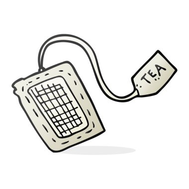 çizgi film çay poşeti