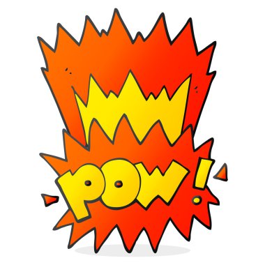 pow sembolü çizgi film