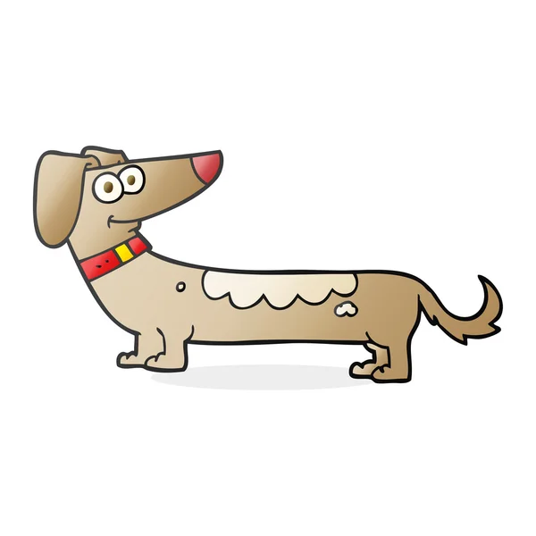 Szabadkézi rajzolt képregény kutya — Stock Vector