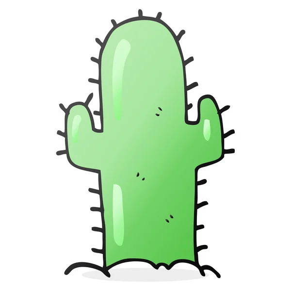 Odręczne kreskówce kaktus — Wektor stockowy