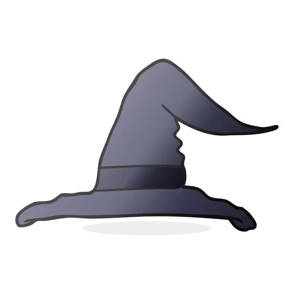 Sombrero de bruja de dibujos animados — Vector de stock