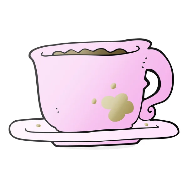 Карикатурная чашка кофе — стоковый вектор