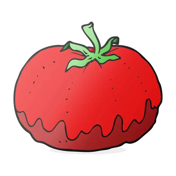 Вільний намальований мультяшний помідор — стоковий вектор