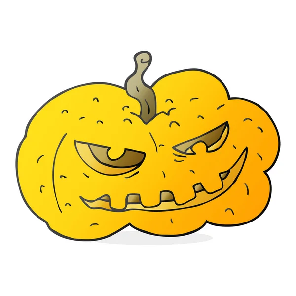 Calabaza de Halloween de dibujos animados — Archivo Imágenes Vectoriales