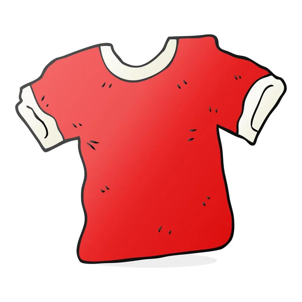 Tecknad t-tröja — Stock vektor