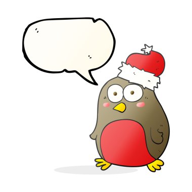 konuşma kabarcık karikatür robin