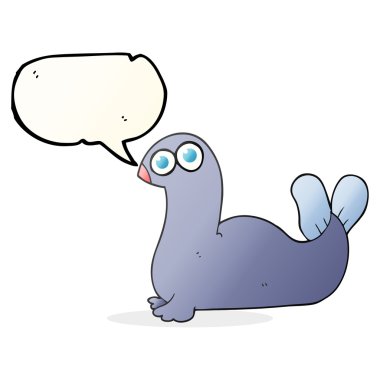 konuşma kabarcık karikatür mühür