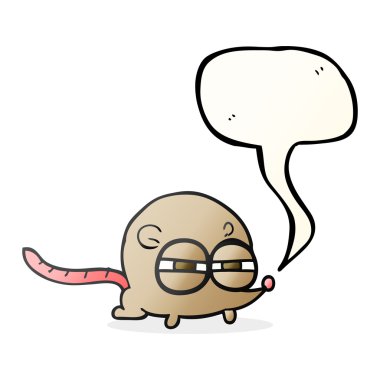 konuşma balonu çizgi film kötü fare