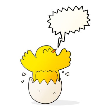 konuşma kabarcık karikatür damızlık yumurta