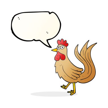 speech bubble cartoon cock