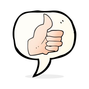 konuşma kabarcık karikatür Yaşasın sembolü