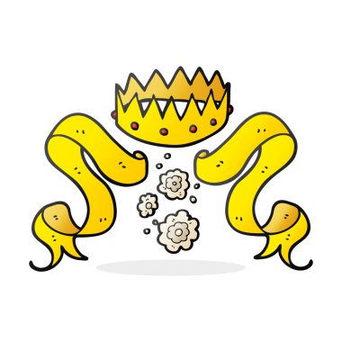 çizgi film taç ve kaydırma