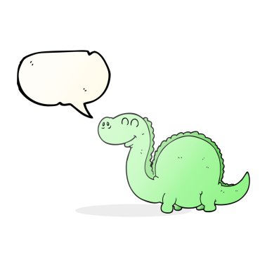 konuşma balonu çizgi film dinozor