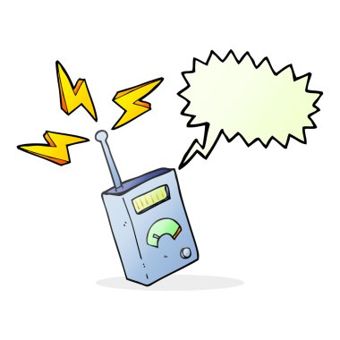 konuşma kabarcık karikatür bilimsel aygıt