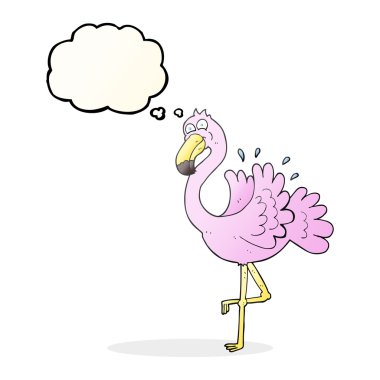 kabarcık karikatür flamingo sanıyordum