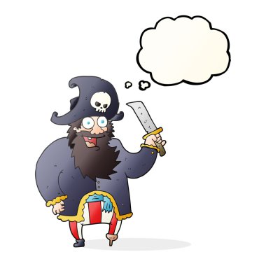 kabarcık karikatür korsan Kaptan sanıyordum