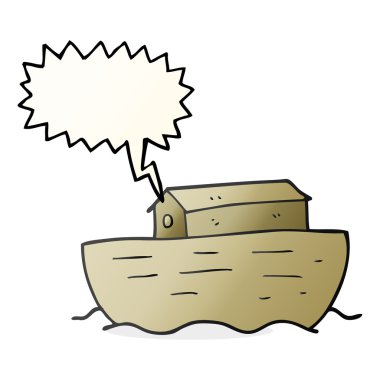 konuşma balonu karikatür Nuh'un gemisi