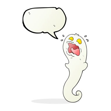 konuşma balonu çizgi film halloween hayalet