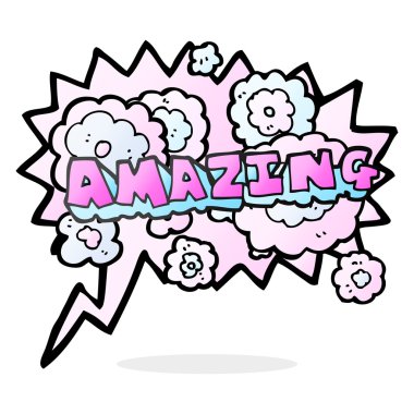 konuşma balonu çizgi film muhteşem kelime