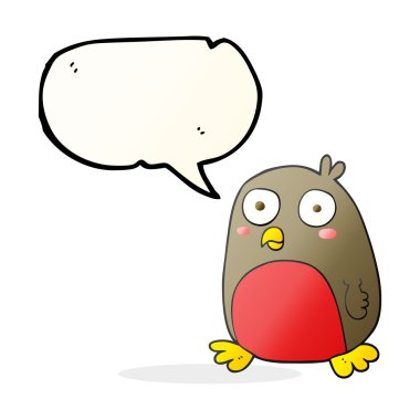 konuşma balonu karikatür Noel robin