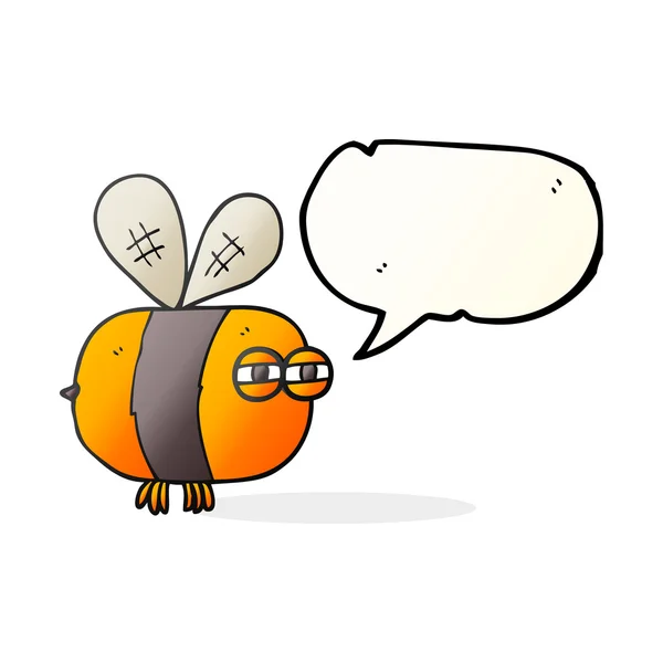 Tal bubbla cartoon arg bee — Stock vektor