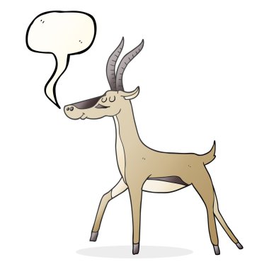 konuşma kabarcık karikatür ceylan