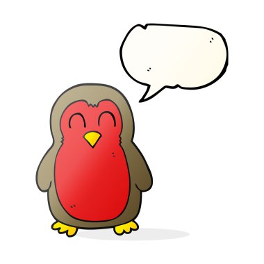 konuşma balonu karikatür Noel robin