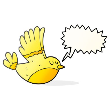 konuşma balonu çizgi film, kuş uçuş