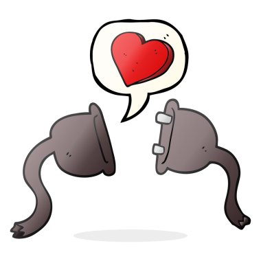 konuşma kabarcık karikatür elektrik fişleri