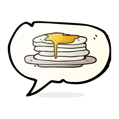 konuşma kabarcık karikatür yığın krep