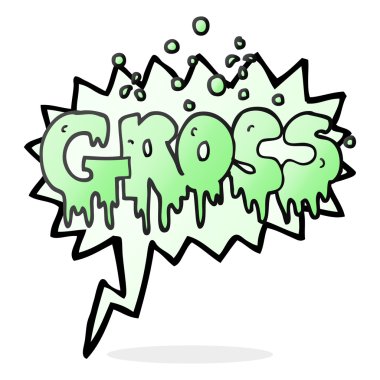 konuşma kabarcık karikatür kelime Brüt