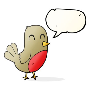 konuşma kabarcık karikatür robin