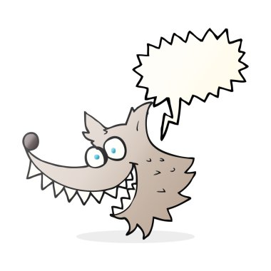 konuşma balonu çizgi film çılgın kurt