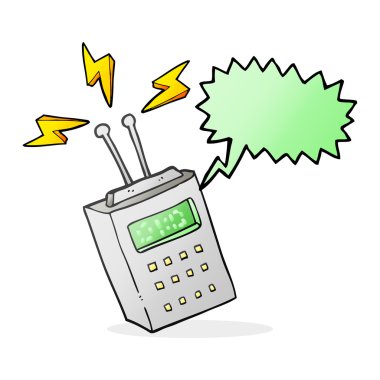 konuşma kabarcık karikatür bilimsel aygıt