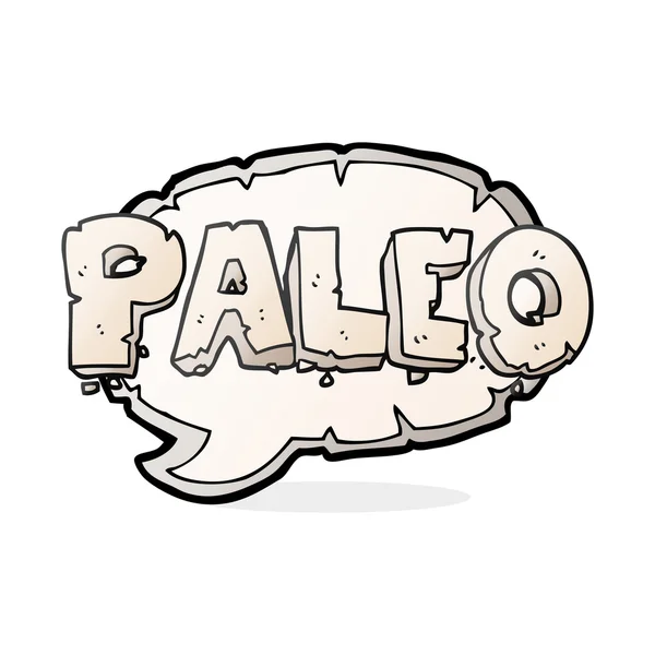 Paleo cartoon teken — Stockvector