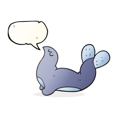 konuşma kabarcık karikatür mühür