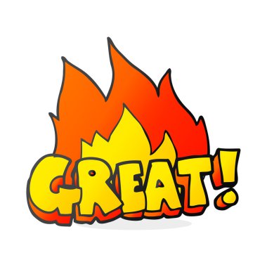 Harika! çizgi film simgesi