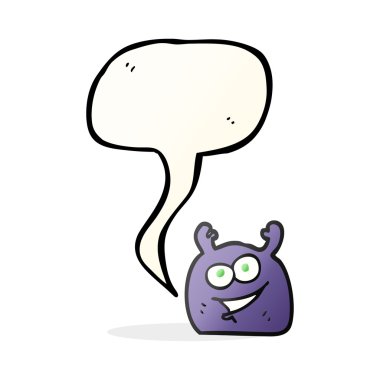 konuşma balonu çizgi film küçük yabancı