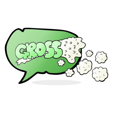 Brüt konuşma kabarcık karikatür