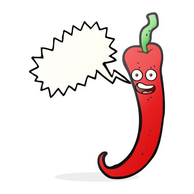 konuşma kabarcık karikatür biber biber