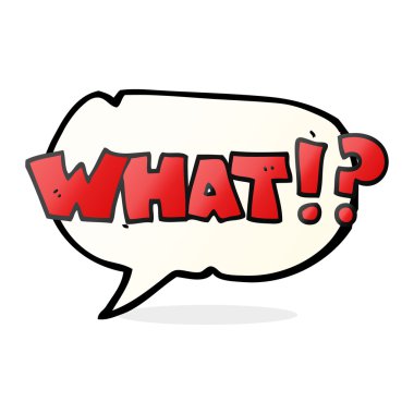 konuşma kabarcık karikatür ne Not!?