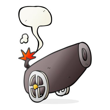 konuşma kabarcık karikatür top