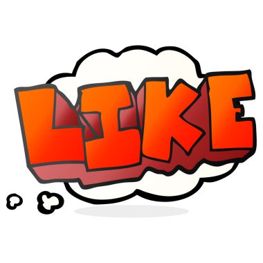 kabarcık karikatür kelime gibi düşündüm