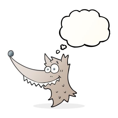 kabarcık karikatür kurt baş sanıyordum